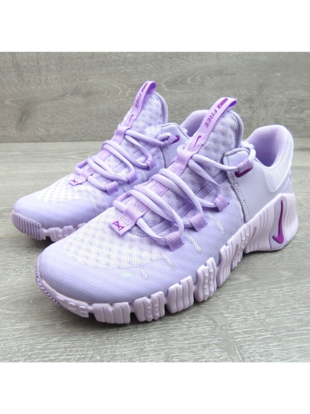 Nike Free Metcon 5 Gym Training Shoes Womens Size 9 Lilac Grape NEW - Picture 4 of 13